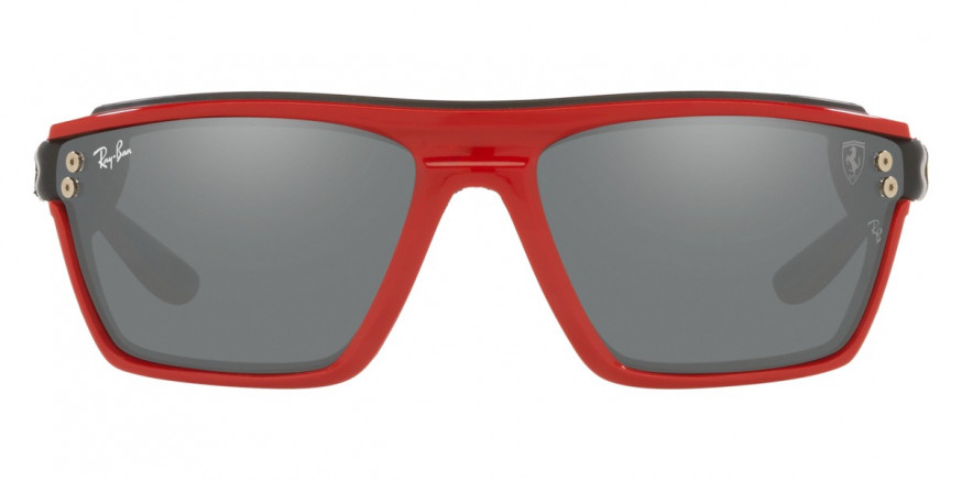 Ray-Ban™ RB4370M F6236G 64 - Red on Rubber Black
