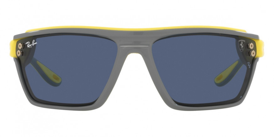 Ray-Ban™ RB4370M F67380 64 - Rubber Yellow on Blue