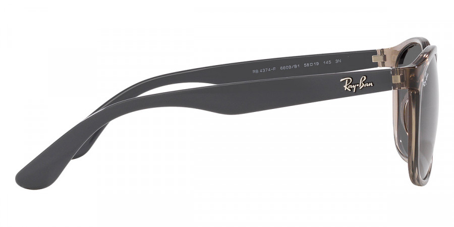 Color: Transparent Gray (6609B1) - Ray-Ban RB4374F6609B158