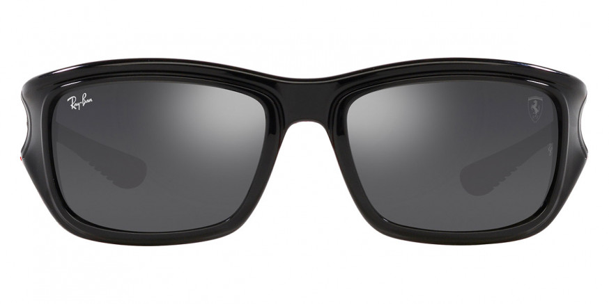 Ray-Ban™ RB4405M F6016G 59 - Black on Red