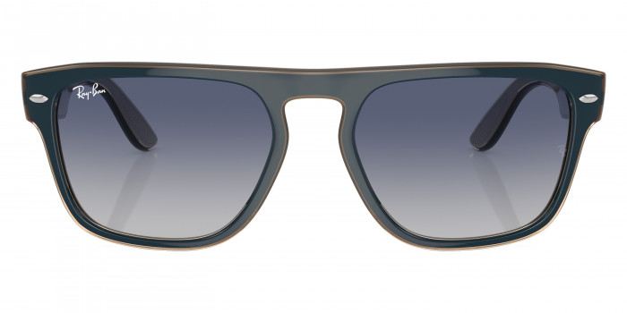Ray-Ban™ RB4407 67304L 57 - Blue and Gray and Transparent Light Brown