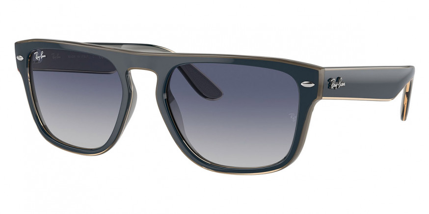 Ray-Ban™ RB4407 67304L 57 - Blue and Gray and Transparent Light Brown