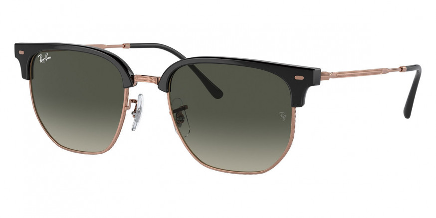 Ray-Ban™ New Clubmaster RB4416 672071 53 - Dark Gray on Rose Gold