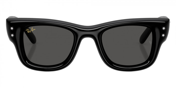 Ray-Ban™ RB4940B Wayfarer Puffer Crystal Edition 686487 47 - Black and Strass