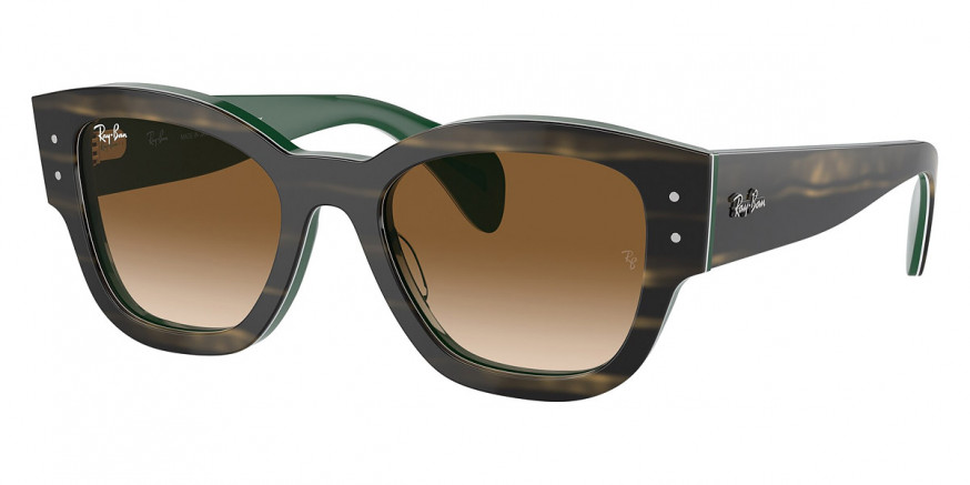 Ray-Ban™ Jorge RB7681S 140251 52 - Striped Green on Green