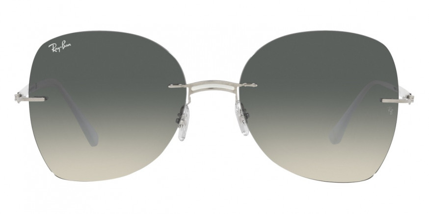 Ray-Ban™ RB8066 003/11 58 - White On Silver