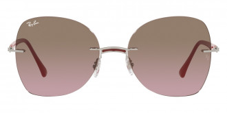 Color: Red On Silver (003/14) - Ray-Ban RB8066003/1458