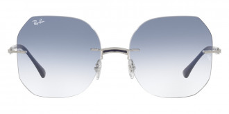 Color: Blue On Silver (003/19) - Ray-Ban RB8067003/1957