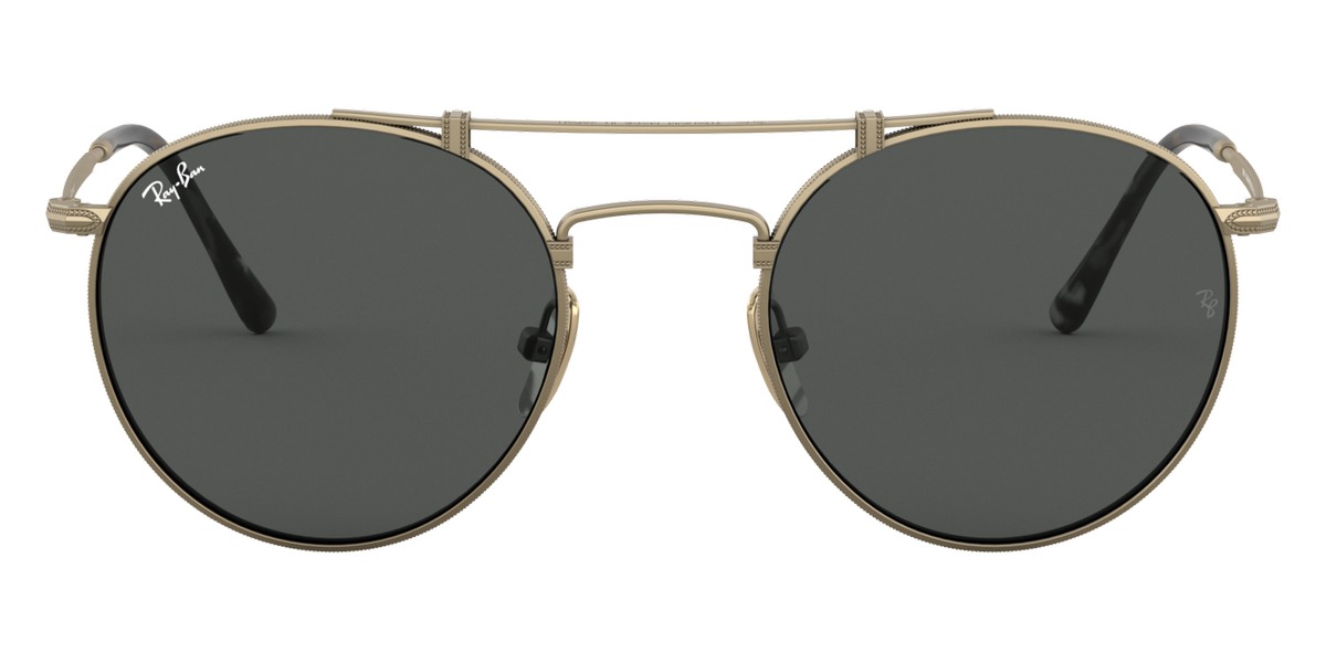 Ray Ban Titanium RB8147 Round Sunglasses EyeOns