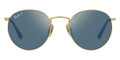 Demigloss Brushed Gold / Polarized Blue Mirrored Gold