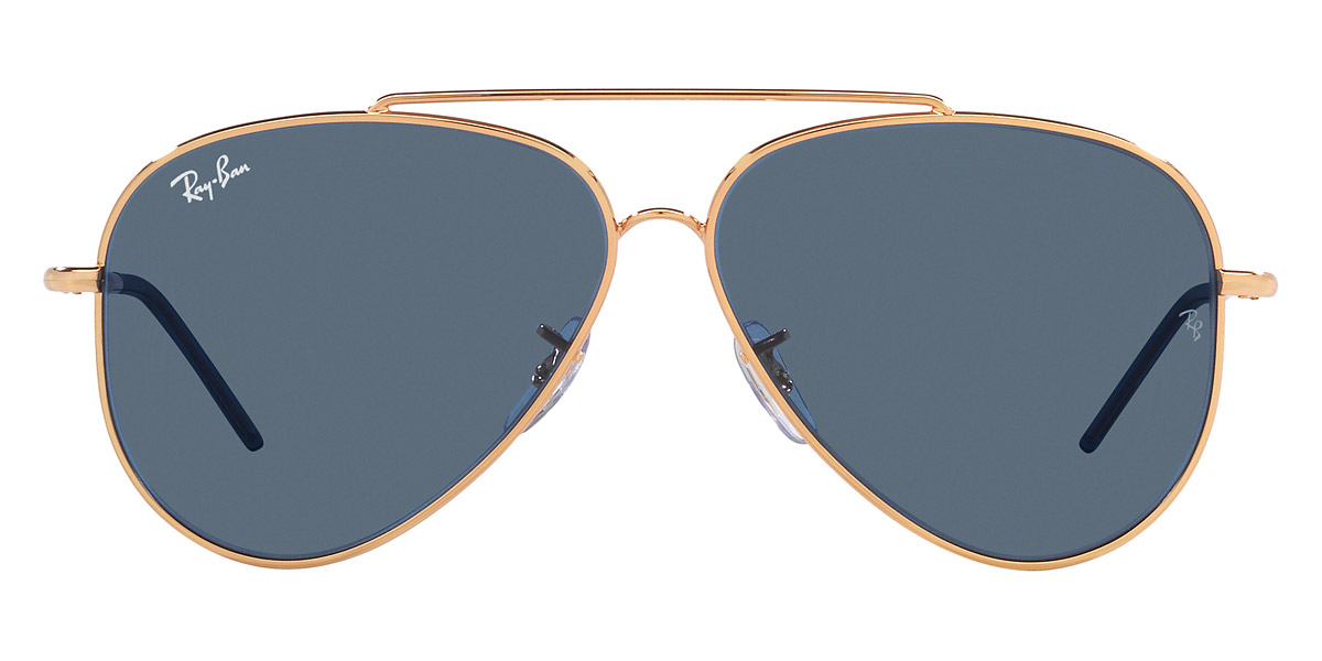 Ray Ban Aviator Reverse RBR0101S 92023A 62 Rose Gold Sunglasses