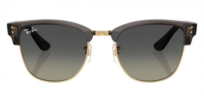 Ray-Ban™ RBR0504S Clubmaster Reverse 682911 51 - Transparent Dark Gray on Gold