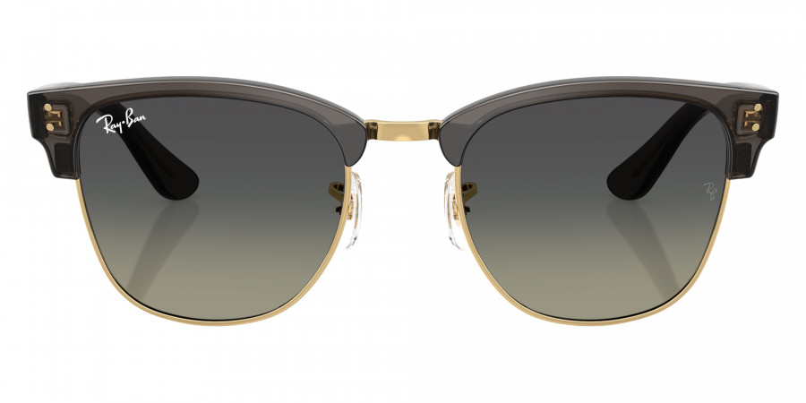 Ray-Ban™ RBR0504S Clubmaster Reverse 682911 51 - Transparent Dark Gray on Gold