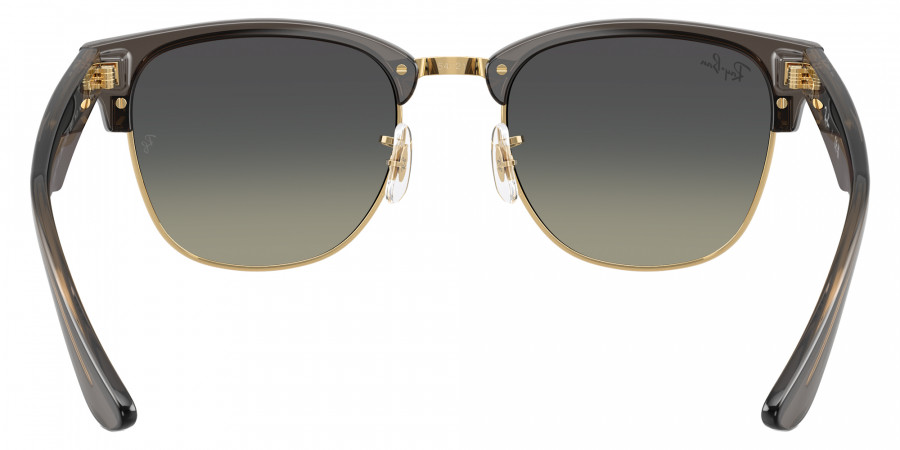 Color: Transparent Dark Gray on Gold (682911) - Ray-Ban RBR0504S68291151