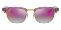 Transparent Violet / Green Mirrored Lilac Gradient Violet
