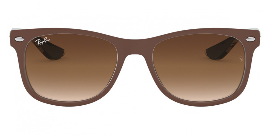 Color: Top Matte Brown on Blue (703513) - Ray-Ban RJ9052S70351347