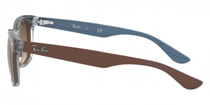 Color: Top Matte Brown on Blue (703513) - Ray-Ban RJ9052S70351348