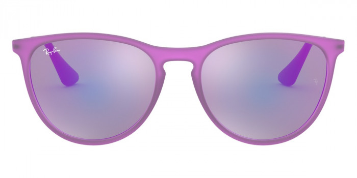 Ray-Ban™ Junior Erika RJ9060S 70084V 50 - Violet Fluorescent Transparent Rubber