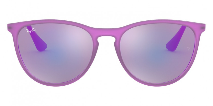 Ray-Ban™ Junior Erika RJ9060S 70084V 50 - Violet Fluorescent Transparent Rubber