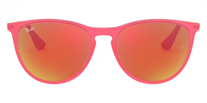 Ray-Ban™ Junior Erika RJ9060S 70096Q 50 - Fuchsia Fluorescent Transparent Rubber