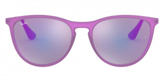 Color: Violet Fluorescent Transparent Rubber (70084V) - Ray-Ban RJ9060SF70084V52