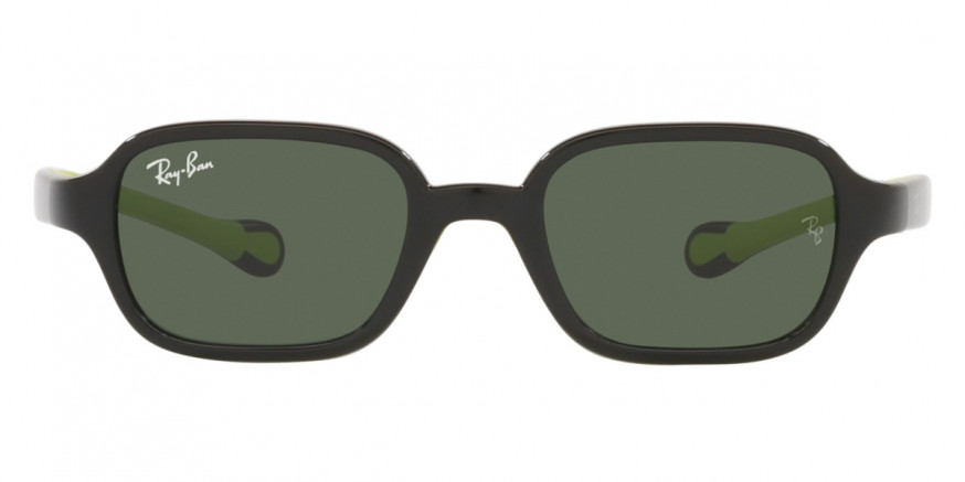 Ray-Ban™ RJ9074S 709471 41 - Black on Rubber Green