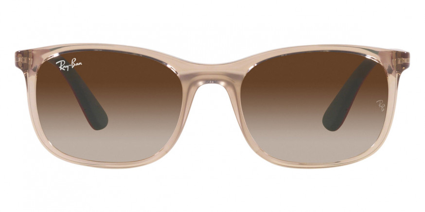 Ray-Ban™ RJ9076S 712313 49 - Transparent Brown on Rubber Green