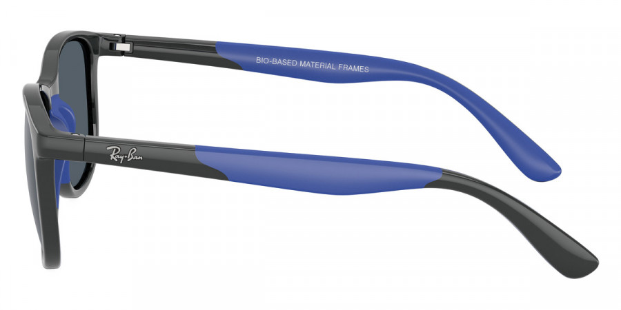 Color: Gray on Rubber Blue (715155) - Ray-Ban RJ9077S71515549