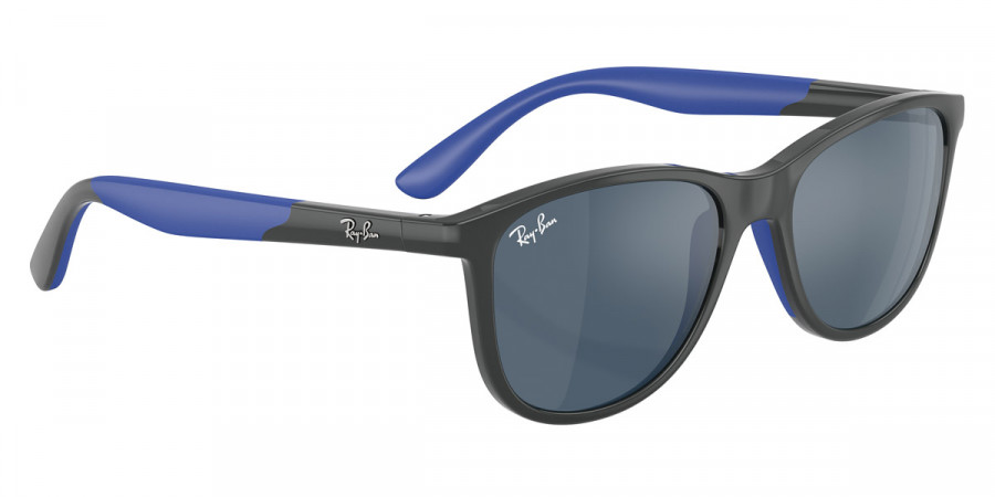Color: Gray on Rubber Blue (715155) - Ray-Ban RJ9077S71515549