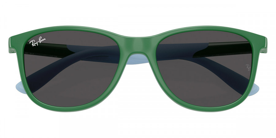 Color: Green on Rubber Light Blue (718887) - Ray-Ban RJ9077S71888749