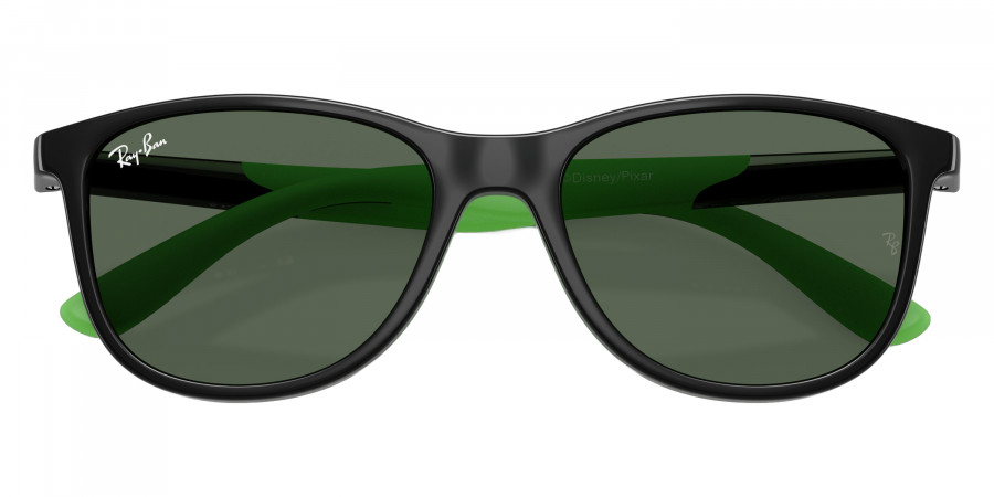 Color: Black and Rubber Green (719371) - Ray-Ban RJ9077S71937149