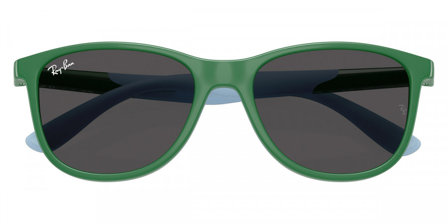 Color: Green on Rubber Light Blue (718887) - Ray-Ban RJ9077SF71888749