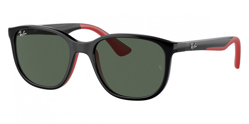 Ray-Ban™ RJ9078S 713171 48 - Black on Red