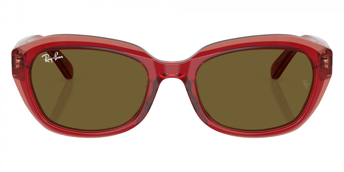 Ray-Ban™ RB9081S State Street 715473 48 - Top Red and Orange and Light Purple