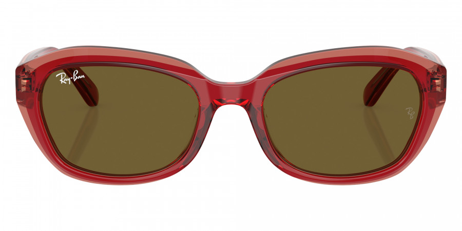 Ray-Ban™ RB9081S State Street 715473 48 - Top Red and Orange and Light Purple
