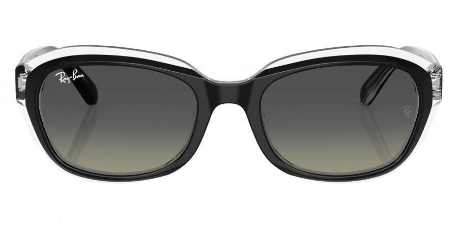 Ray-Ban™ RB9081S State Street 715811 48 - Black on Transparent