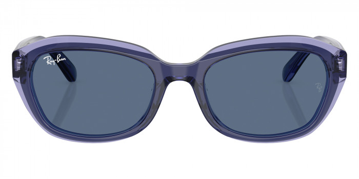 Ray-Ban™ RB9081S State Street 715980 48 - Top Violet on Transparent Violet