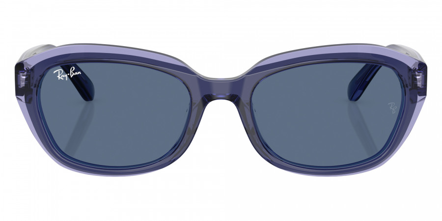 Ray-Ban™ RB9081S State Street 715980 48 - Top Violet on Transparent Violet