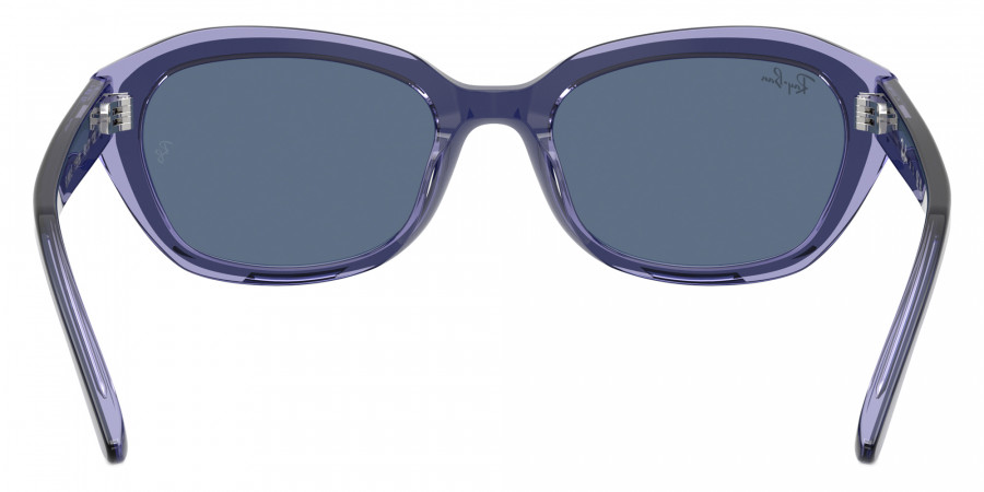 Color: Top Violet on Transparent Violet (715980) - Ray-Ban RJ9081S71598048
