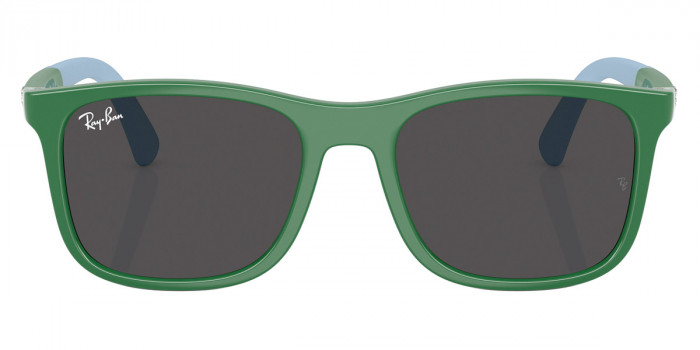 Ray-Ban™ RJ9084SF 718887 47 - Green on Rubber Light Blue
