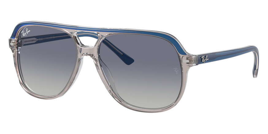 Ray-Ban™ Junior Bill RJ9096S 71554L 49 - Top Dark Blue and Brown and Light Gray