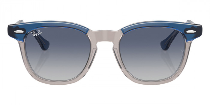 Ray-Ban™ RJ9098SF 71554L 47 - Top Dark Blue and Brown and Light Gray