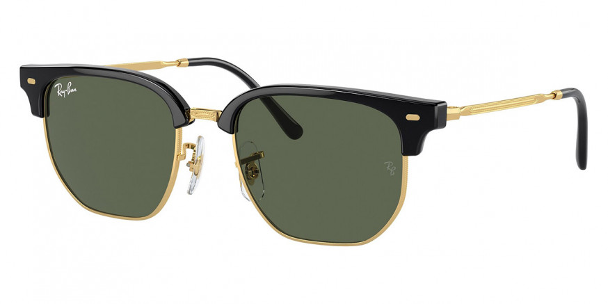 Ray-Ban™ Junior New Clubmaster RJ9116S 100/71 47 - Black on Gold