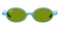 Light Blue On Rubber Blue / Green