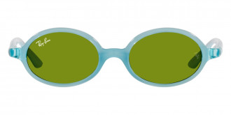 Color: Light Blue On Rubber Blue (7085/2) - Ray-Ban RJ9145S7085/242