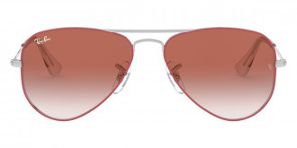 Ray-Ban™ Junior Aviator RJ9506S 274/V0 52 - Silver on Top Red