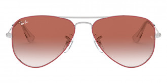 Ray-Ban™ Junior Aviator RJ9506S 274/V0 50 - Red On Silver