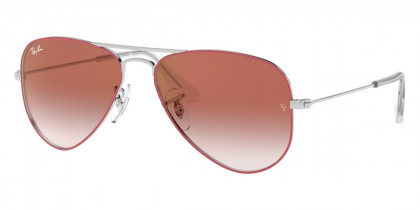Color: Red On Silver (274/V0) - Ray-Ban RJ9506S274/V050