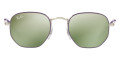 Violet on Silver / Green Flash Silver