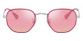 Silver Top Fuchsia / Pink Flash Copper